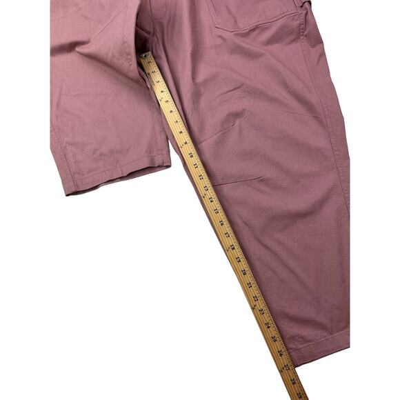 Old Navy Womens Plus 3X Comfort Waistband Puce Pink Straight Elastic Waist Pants - Picture 10 of 16